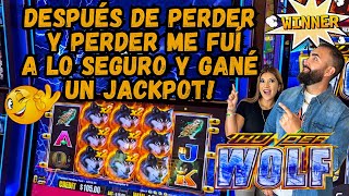 🔥 PERDER Y PERDER EN EL CASINO HASTA QUE ME FUI A LO SEGURO Y GANÉ UN JACKPOT 2X 2X THUNDER WOLF [upl. by Meibers538]