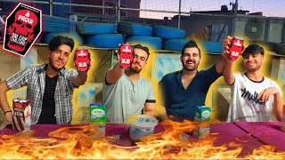 چاڵنجی پاکو 🤒 لەگەڵ یوتوبەرەکان 🔥 PAQUI ONE CHIP CHALLENGE [upl. by Ralyks220]