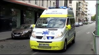 Ambulances en urgence  Paris collection  Emergency Ambulances Paris compilation [upl. by Mata]