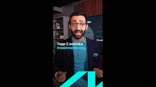 Topp 5 svenska investmentbolag 💼 [upl. by Amsaj32]