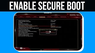 How To Enable Secure Boot 2023 [upl. by Yamauchi]