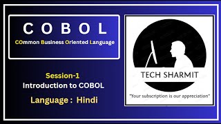 Introduction to COBOL  Cobol Training  Cobol programming  Cobol programming for beginners hindi [upl. by Osnofedli]