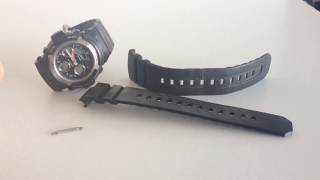 Impression en filament flexible TPU dun bracelet de montre Casio G Shock [upl. by Giardap]