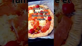 pizza 🍕 au saumon fumé et mozzarella [upl. by Scott]