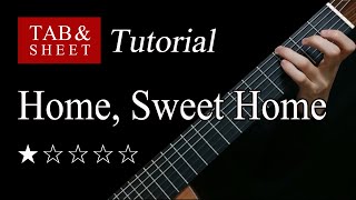 Home Sweet Home  Guitar Lesson  TAB [upl. by Barthol758]