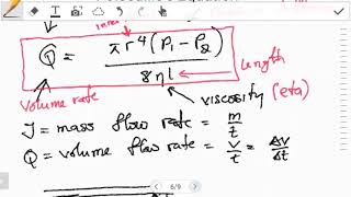 Poiseuilles equation [upl. by Aenat726]