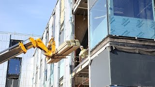 National Biologics Manufacturing Centre  Construction Time Lapse [upl. by Huntington]