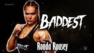 Ronda Rousey WWE Theme Song  quotBad Reputationquot with Arena Effects [upl. by Kerns]