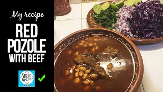 Pozole My recipe pozole howtomakepozole pozolewithbeef mexicanfood [upl. by Pride]