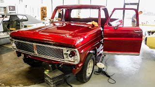 1969 Ford F100 Sport Custom Cab Restoration Project [upl. by Bang]