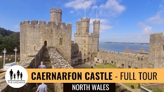 Caernarfon Castle  Full Video Tour  Things To Do In North Wales [upl. by Eenet]