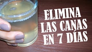 Elimina las Canas en 7 Días  Remedio Casero para Teñir las Canas Fácil y Rápido con Cáscara de Papa [upl. by Anatnahs697]