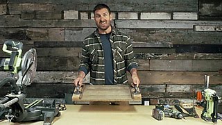 How to Make a Barnwood Serving Tray  DIY Network [upl. by Ailimaj]