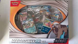 Pokémon Mabosstiff ex Box Opening [upl. by Jeaz]