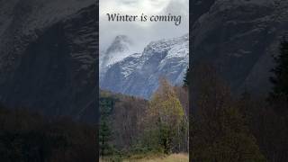 WINTER IS COMING TO NORWAY [upl. by Nawoj]