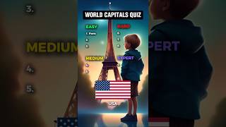 WORLD CAPITALS QUIZ ✈️ quiz trivia shorts [upl. by Divine]