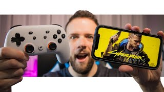 GET STADIA ON YOUR iOS DEVICE  How To Fullscreen Your Game [upl. by Mihar]