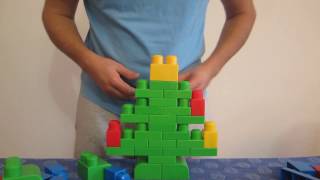 CHRISTMAS TREE  MEGA BLOKS  First Builders [upl. by Olathe]