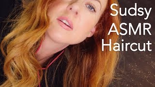 Super Sudsy Relaxing ASMR Haircut ✂️ Sleep Spa Wash Massage [upl. by Ashely]