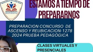 CAPACITACIÓN CONCURSO DE ASCENSO Y REUBICACIÓN DOCENTE [upl. by Alleoj]