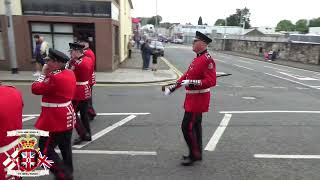 Lisburn Young Defenders FB 2  Cookstown Sons Of William FB Parade 2024 [upl. by Ujawernalo]