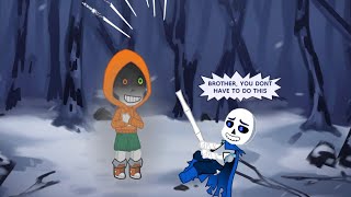 UNDERSWAP  TSSwap react to DustTrust Part 1 Papyrus Encounter [upl. by Rainie]