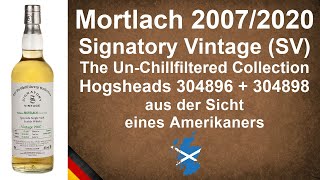 Mortlach 2007 Signatory Vintage The UnChillfiltered Collection Whisky Verkostung von WhiskyJason [upl. by Krischer]