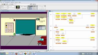 LogixPro Door Simulation 3 example Latch instructions [upl. by Nosa]