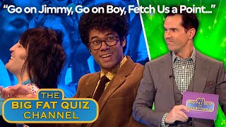 Richard Ayoade Bullies Jimmy Carr For More Points  Big Fat Quiz [upl. by Neelik]