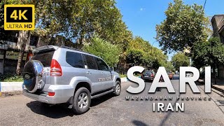 4K Driving tour in Iran Mazandaran Province Sari City [upl. by Cox]