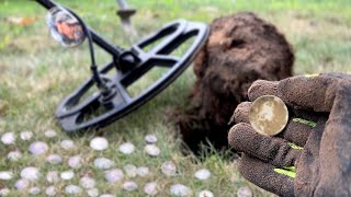 Sticking Together  Crazy Amount of Silver Coins Metal Detecting This 1840’s Treasure Trove House [upl. by Lias55]