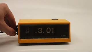 Fully refurbished Copal RP200 flipalarmclock [upl. by Kelby215]