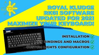 Royal Kludge RK61 Software Installation and Features Walkthrough 2021 Update [upl. by Lennahc926]