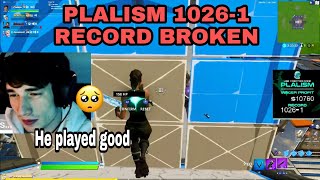 PLALISM 10260 RECORD BROKEN BY THIS INSANE PLAYER FORTNITE [upl. by Mauve]