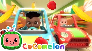 Wheels on the Race Car Song  Best Cars amp Truck Videos for Kids [upl. by Ydneh]