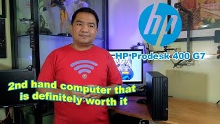 Secondhand computer that is worth it HP Prodesk 400 G7  JK Chavez [upl. by Llenrac]