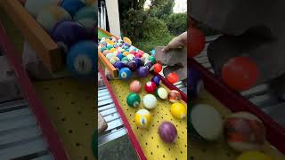 Billiard balls Healing continuous marble run ASMR Healing timetruckmarblerun satisfying [upl. by Isewk]