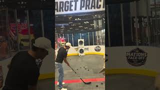 🐐 Tom Brady Shows Off His Sidney Crosby Skills Fanatics Fest NYC 🗽🏒 [upl. by Dillon]