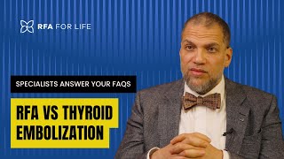 Radiofrequency Ablation vs Thyroid Embolization [upl. by Nyrehtac]