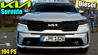 Kia Sorento 22 CRDi Diesel AWD 194 PS Platinum  Test Fahrbericht Review Verbrauch Infos deutsch [upl. by Mcgraw]