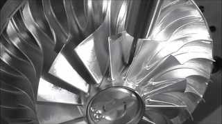 5 Axis Machining of Turbine Blade [upl. by Okorih189]