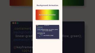 Change Background color animation in css coding webdevelopment html css background shorts [upl. by Reitrac]