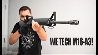 WE Tech M16A3 Shooting Demonstration Review [upl. by Troyes261]