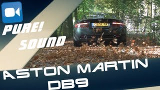 Aston Martin DB9 60 V12 PURE Acceleration Sound [upl. by Jaqitsch]