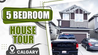 Calgary 5 Bedroom House tour price 🍁🇨🇦🇨🇦 [upl. by Freda]