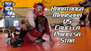 Xaratanga y Marishka VS Cruella y Princesa Star Promociones La Magia de la Lucha Libre [upl. by Acinor164]