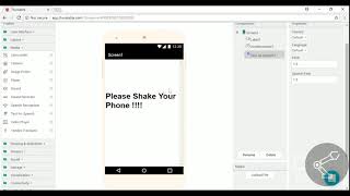 Thunkable Tutorial 8 Use accelerometer component  android application without coding  In Hindi [upl. by Nemzaj740]