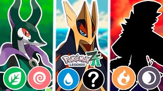 Nuevas FORMAS KALOS en POKÉMON INICIALES de LEYENDAS ZA  Teoría [upl. by Pavier99]