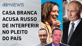 Putin diz que Rússia quer vitória de Kamala Harris nos EUA Neitzke e Trindade comentam [upl. by Caro]