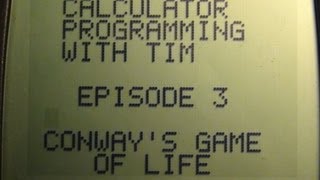 Calculator Programming  Episode 3 Conways Game of Life [upl. by Peta]